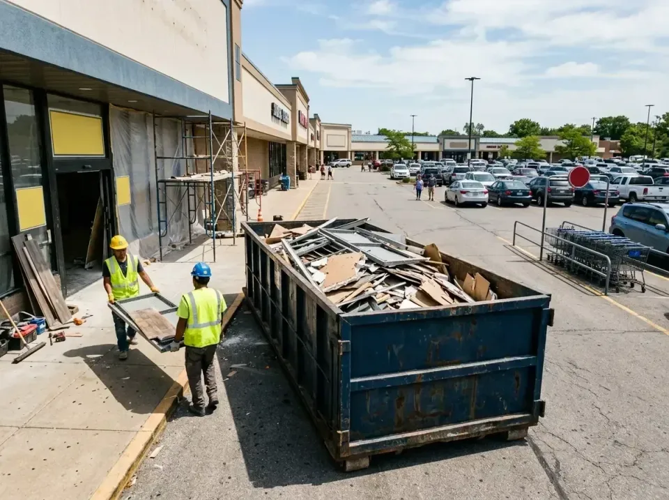 retail-store-renovation-debris-003 — frequently asked questions, Roll-off Dumpster Rentals in Palmview South, TX